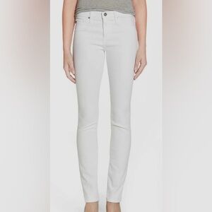 Ag Adriano Goldschmied The Harper Essential Straight Leg Jeans White Sz 28R